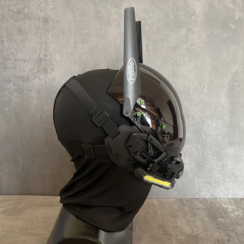 Маска CyberPunk cosplayadvancedproject Ninja светодиодная подсветильник ка для детской комнаты с