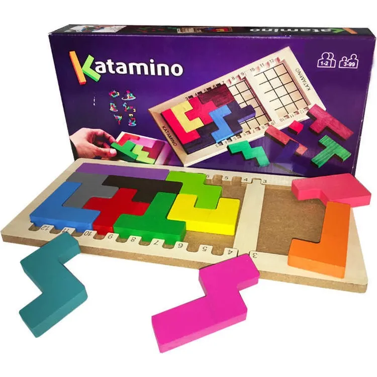 Katamino Деревянная игрушка-головоломка для развития интеллекта Katamino Деревянная игрушка-головоломка для развития интеллекта