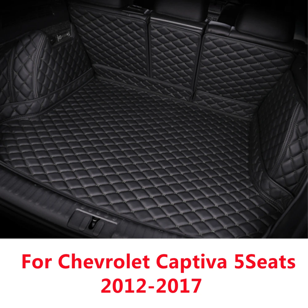 

SJ Custom Fit полный комплект водонепроницаемый автомобильный коврик для багажника автозапчасти задний поднос для багажника Накладка для задней панели для Chevrolet Captiva 5Seat