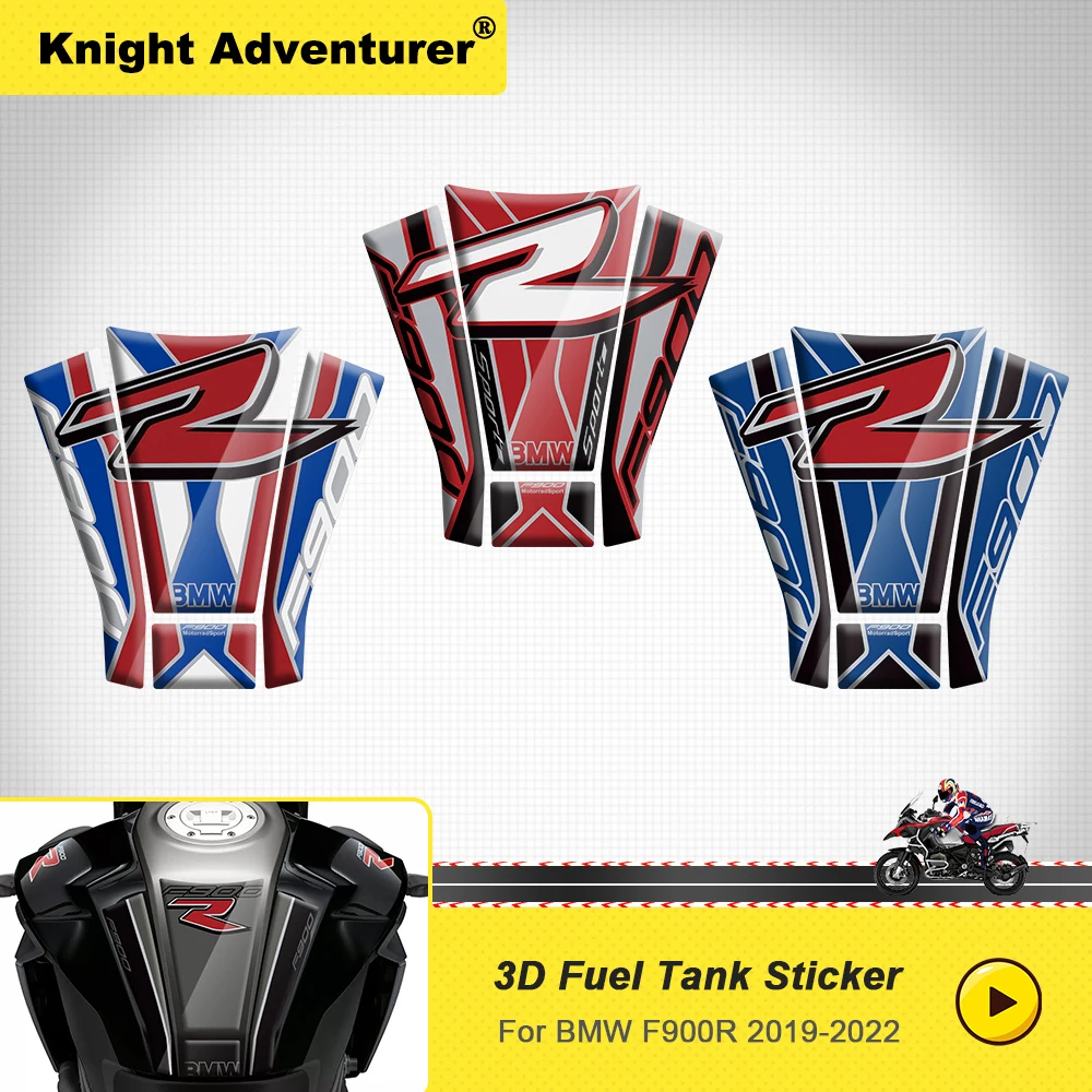 

F900R Motorcycle 3D Stickers Decals FIT For BMW F900 F 900 R 2019 2020 2021 2022 Fuel Tank Pad Tankpad Fishbone Protector