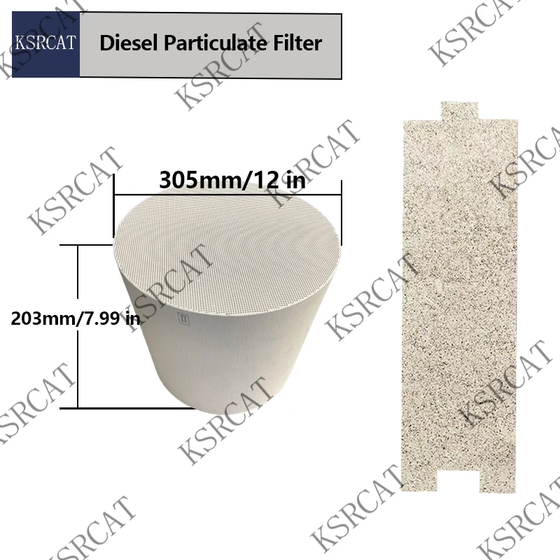 305*203 мм сотовый керамический DPF несущий изгорелой мочевины глушитель внутренний