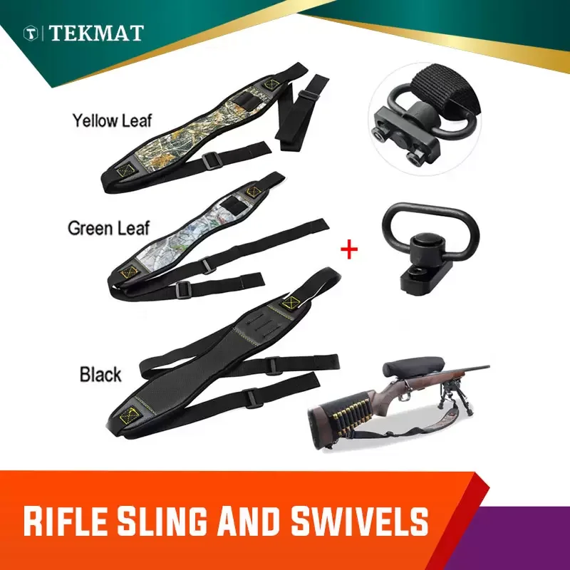 

Tekmat Tactical Accessories Shooting Gun Sling And Swivels Set Shotgun Carrier Hunting Rifle Black Green Yellow Leaf Xhunter