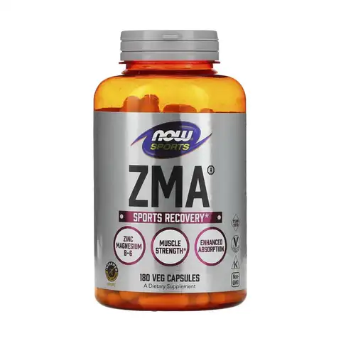 Now Foods Sports ZMA Комплекс для восстановления после физической активности 180 растительных капсул
