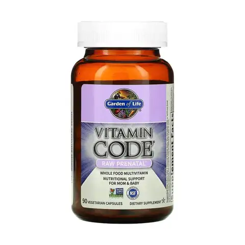 Гарден оф Лайф, Vitamin Code, RAW Prenatal, 90 вегетарианских капсул