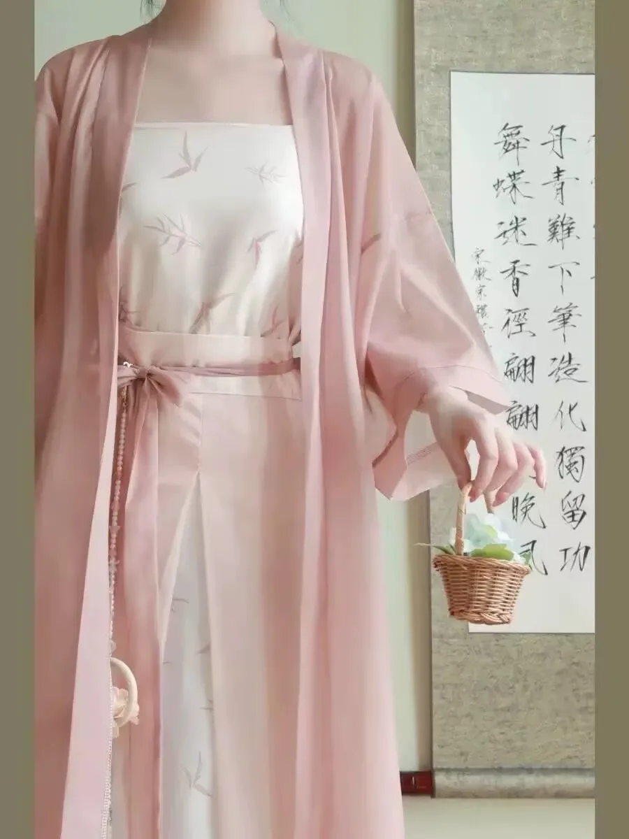 Китайское платье ханьфу большого размера 10XL современный и улучшенный тонкий