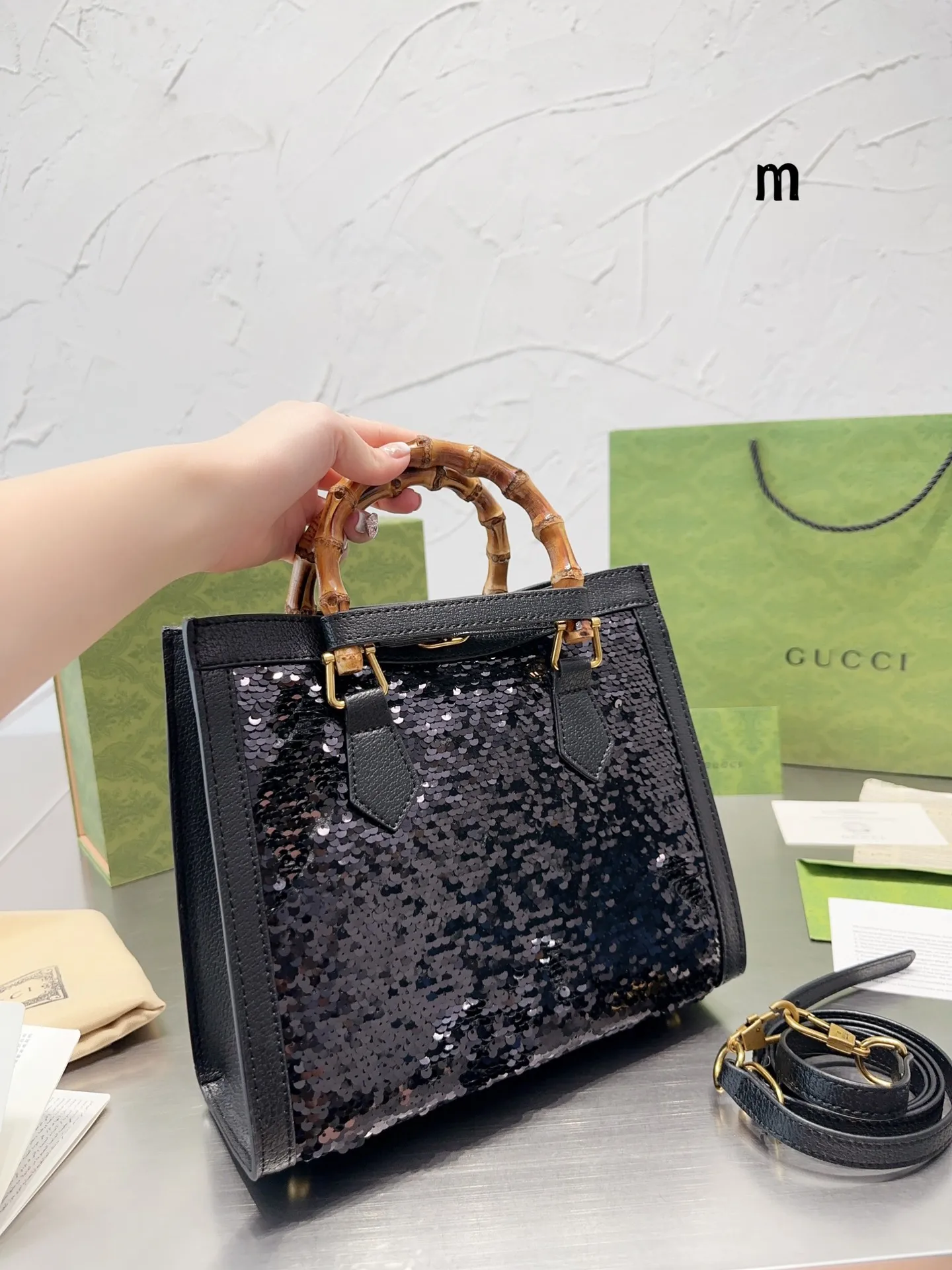 в стиле GUCCI новая женская сумка кошелек через плечо сумка-мессенджер подмышками