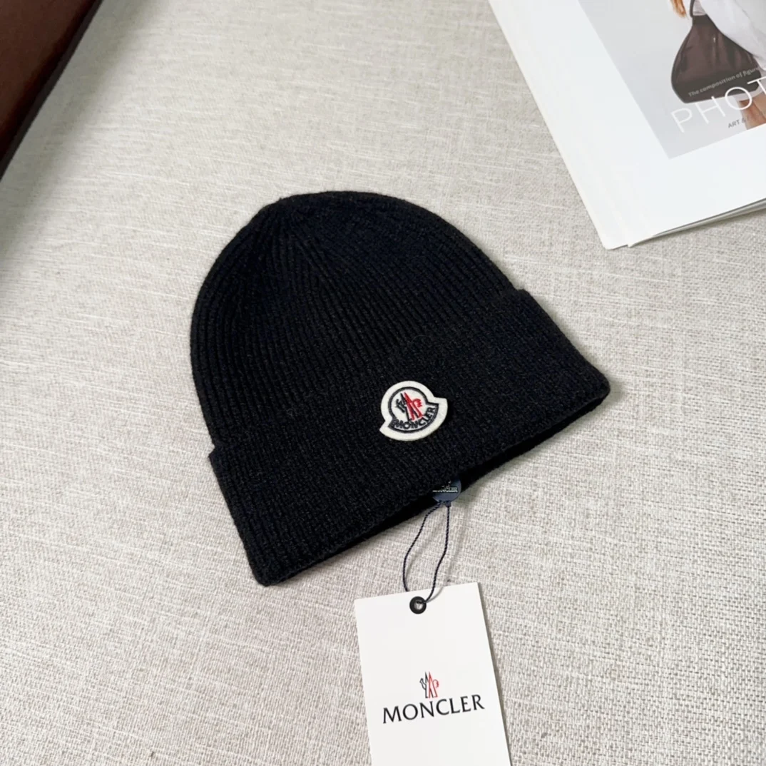 копия 1: 1 Вязаная Шапка MONCLER Новые Мужские И Женские Теплые Вязаные Зимние Шапки