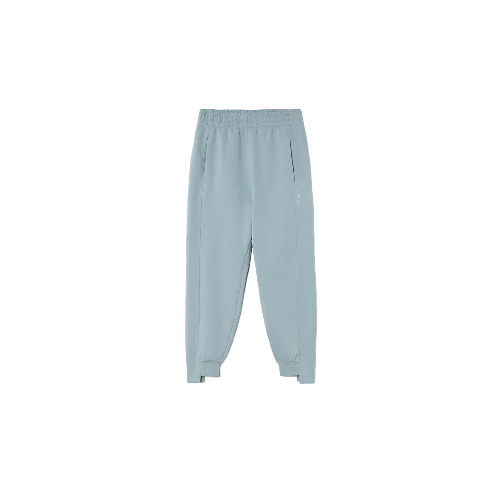 Серия спортивной моды Li Ning однотонные длинные спортивные брюки с эластичными