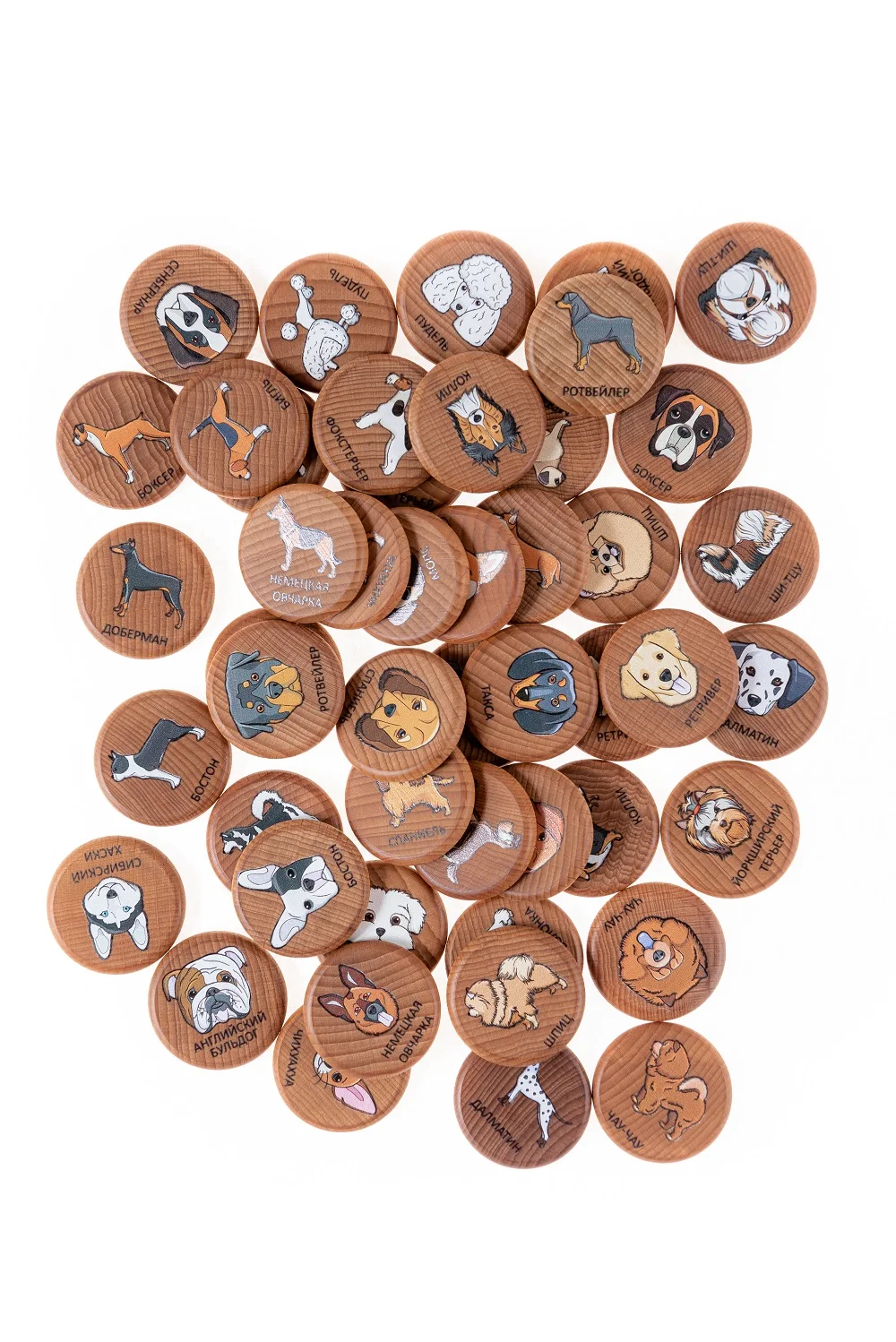 Мемори ЗАРТОЙ Собаки в игрушечной трубке обучающиеся наука деревянные игрушки подарки увлечения ребенка День рождения для детей.