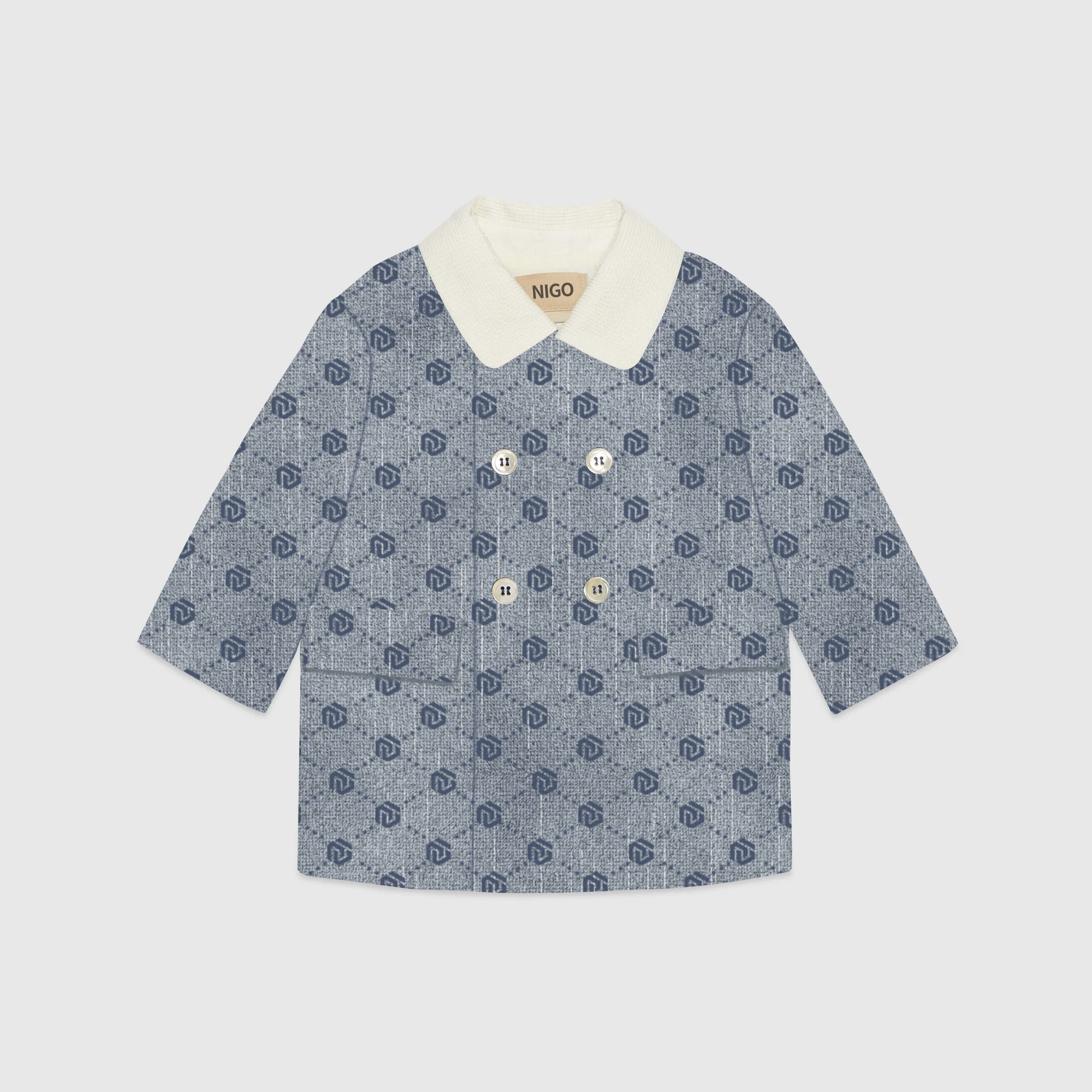 

NIGO Children's Jacquard Casual Cotton Coat #nigo32234