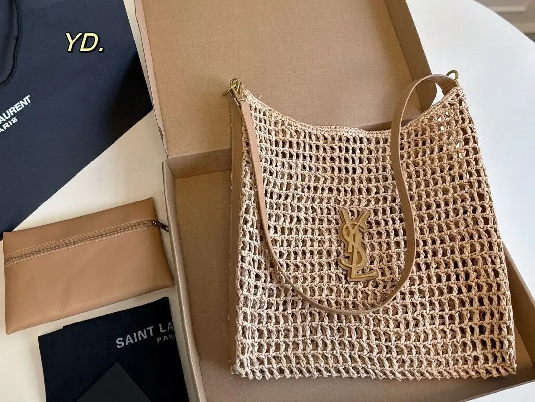 точная копия 1:1 Женская Большая Сумка С Принтом YSL