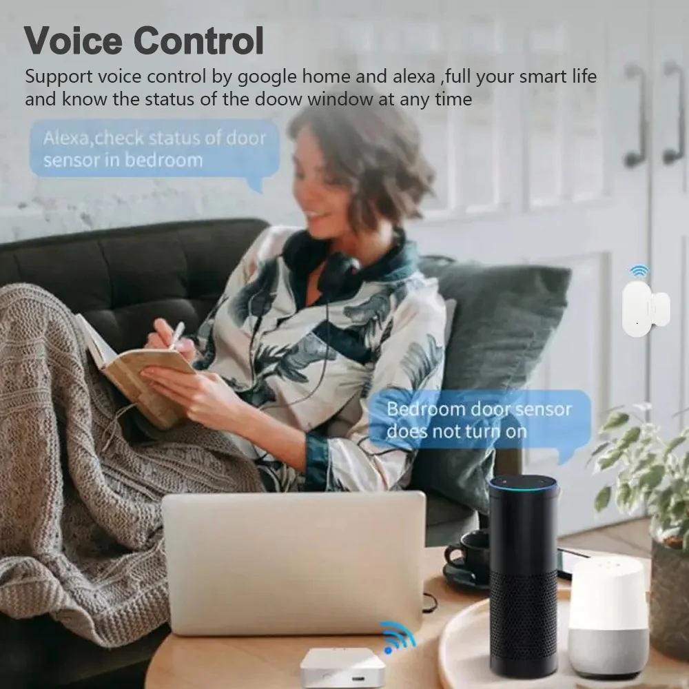 Магнитный Дверной Датчик Tuya Zigbee