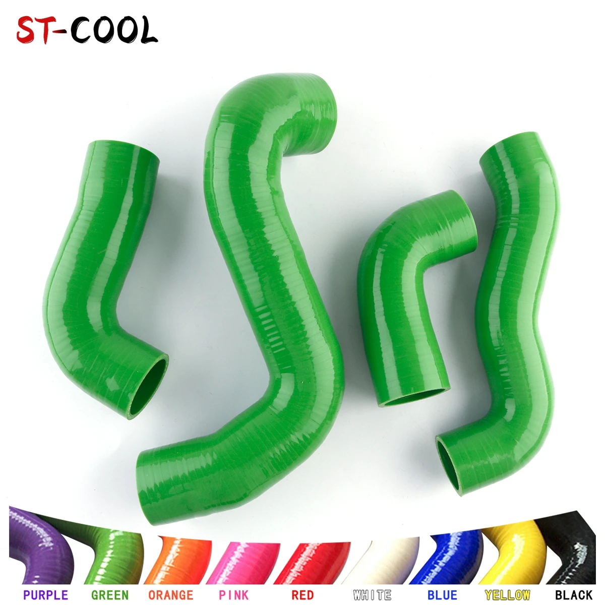 4 шт. силиконовые трубки для интеркулера 2006-2013 Mini Cooper S R56 R55 R57 MK2 N14 Turbo 2007 2008 2009 2010 2011