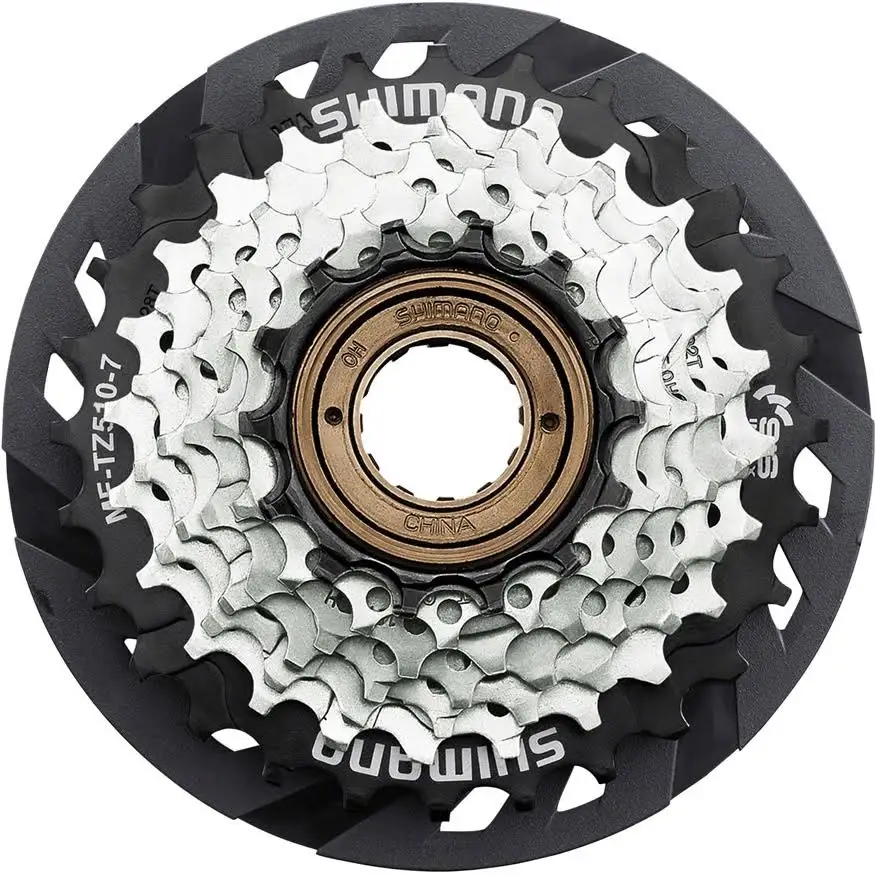 Трещотка 7ск 14-28Т SHIMANO MF-TZ510 с защитой
