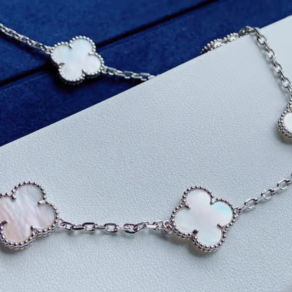 В Стиле модного изысканного женского ожерелья VAN CLEEF&ARPELS, ювелирные изделия в форме клевера, винтажное ожерелье Alhumbra, Подарочная копия 1v1