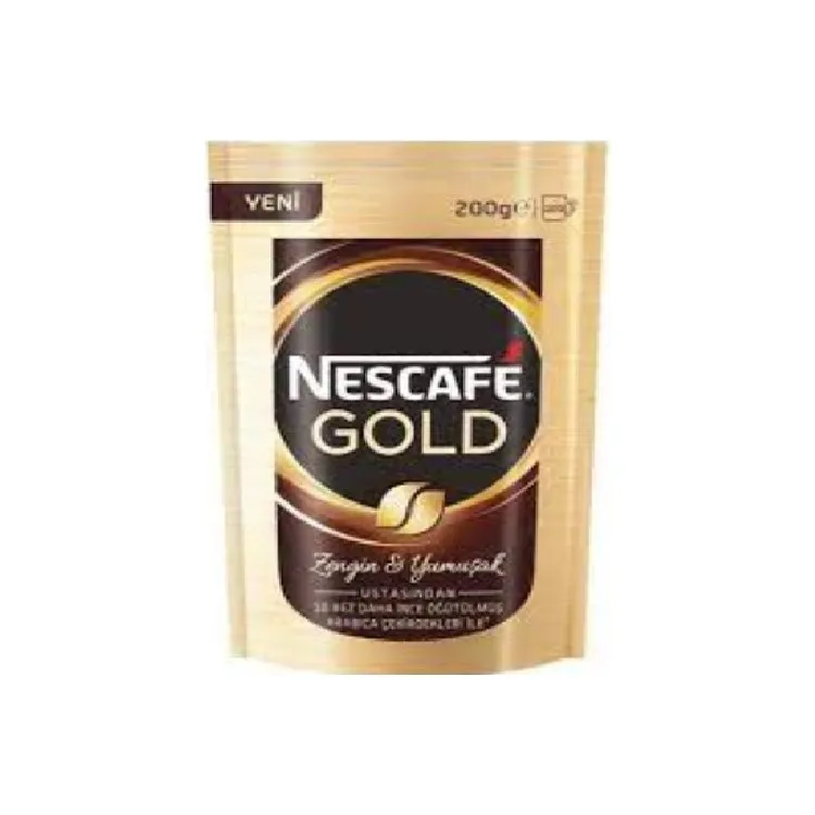 Nescafe Золотой растворимый кофе 200 г пакетик х 3 шт