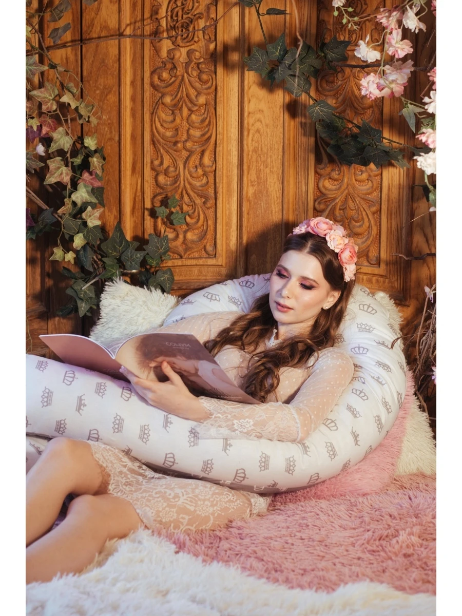 Pillow for pregnant women and lactating rest sleep 340 х30 cm | Pregnant