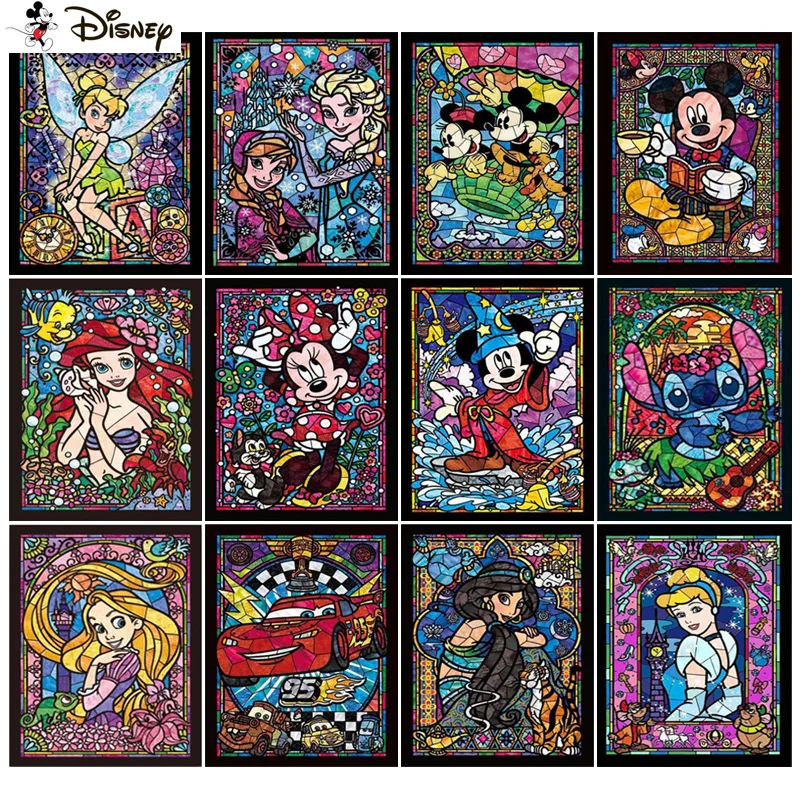 

Алмазная 5D Вышивка «сделай сам» Disney, полноформатная картина «мультяшный Микки Маус», квадратная/круглая Стразы, декоративное искусство