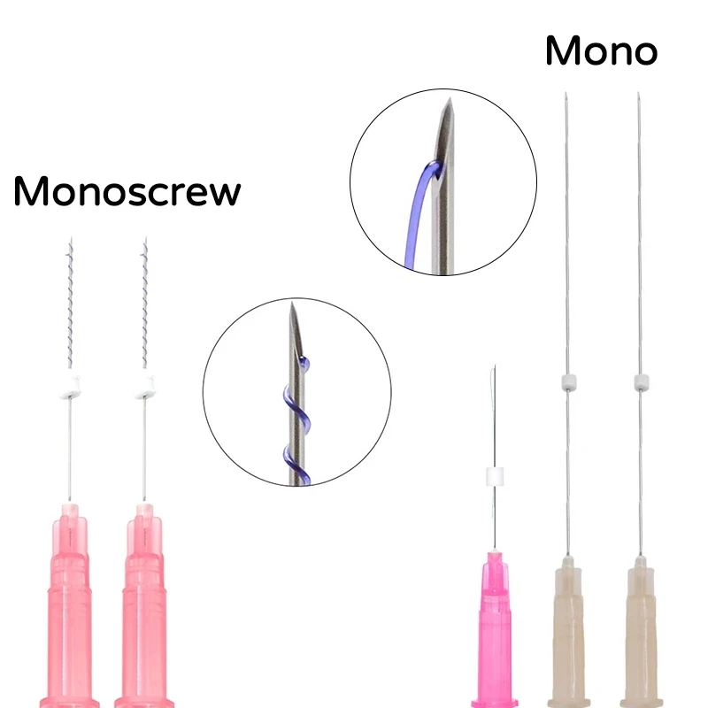 

Factory Price High Quality CE ISO Approved PDO Mono Threads Eye Face Filling Mono Screw Neck Line Reduce Hilo Tensores