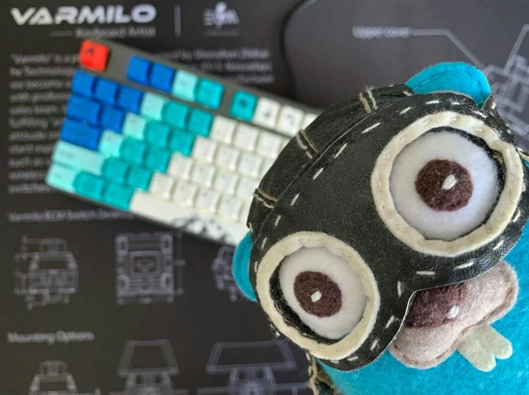 Gopher pilot талисман Golang 17 см. |