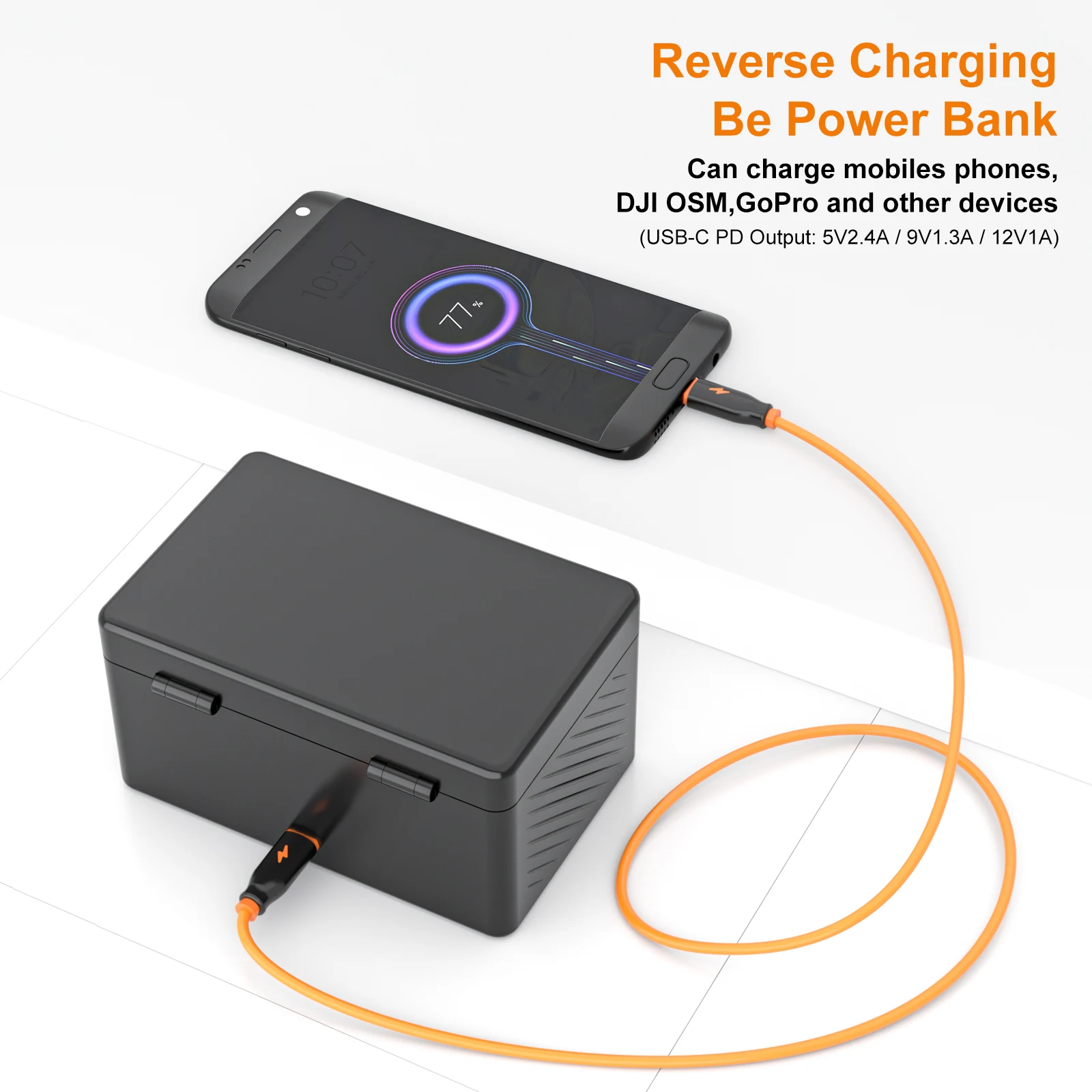 ZGCINE ZG-R30 Pro Charging Case for Rode Wireless GO 2 I II Single Fast Charging Box 3400mAh Built-in Battery Power Bank G0 2