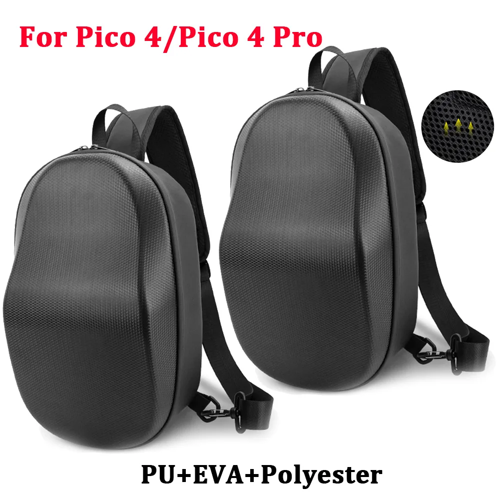 

Защитная сумка для Pico 4/Pico 4 Pro, портативный жесткий футляр для хранения, пылезащитный декомпрессионный футляр для гарнитуры виртуальной реальности, аксессуары, чехол