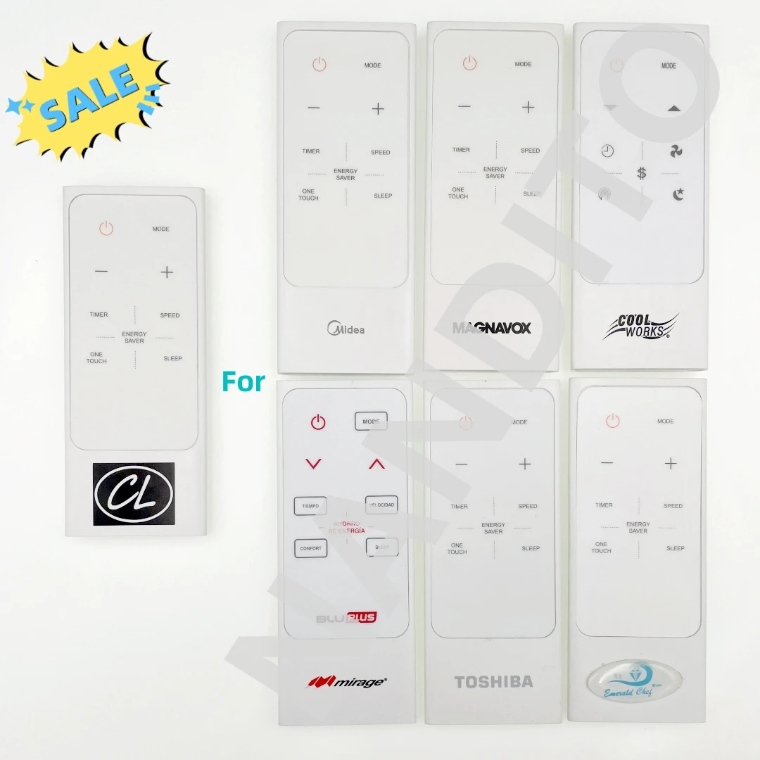 Пульт дистанционного управления RG15A1(B)/E,RG15A2(B)/E, RG15A3(B)/E для TOSHIBA Midea Mirage GE Coolworks Изумрудный Оконный Кондиционер шеф-повара