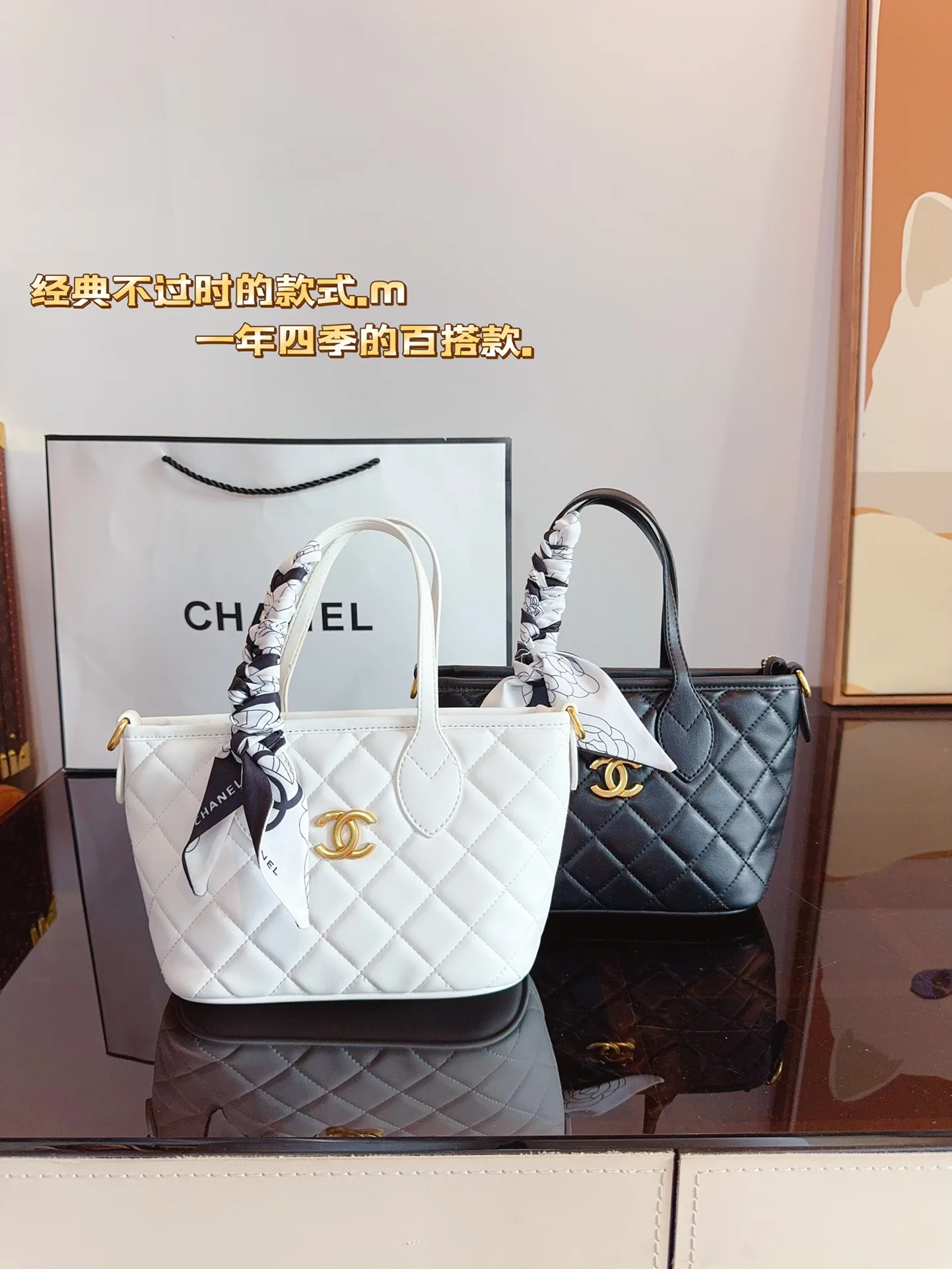 Сумки на плечо Chanel Женская новая сумка высокое качество через Кожаная мода