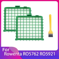 for rowenta silence force ro5762 ro5921 vacuum hepa filter spare accessories part replacement for cleaner kit pack green white