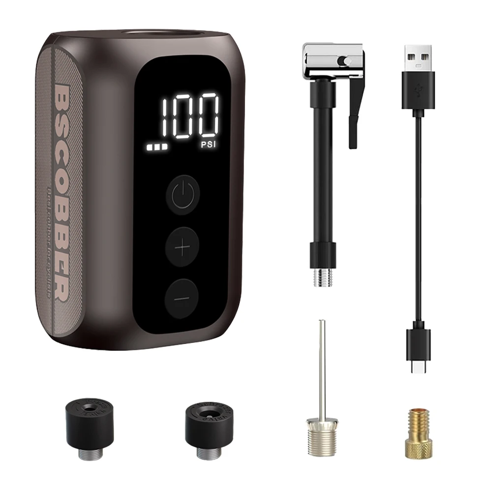 BSCOBBER A5mini Портативный воздушный насос Портативный перезаряжаемый беспроводной велосипедный аксессуар Накачка шин 100PSI Высокое давление (art.: 3920cd2b388d8) - 3920cd2b388d8