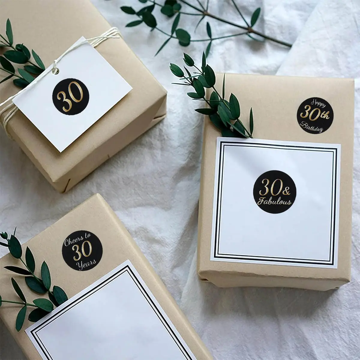 500 шт. блестящие наклейки для упаковки подарков