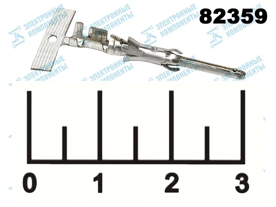 Клемма штекер для разъема DJ211-1.65A (AMP 0-0163081-8/927884)