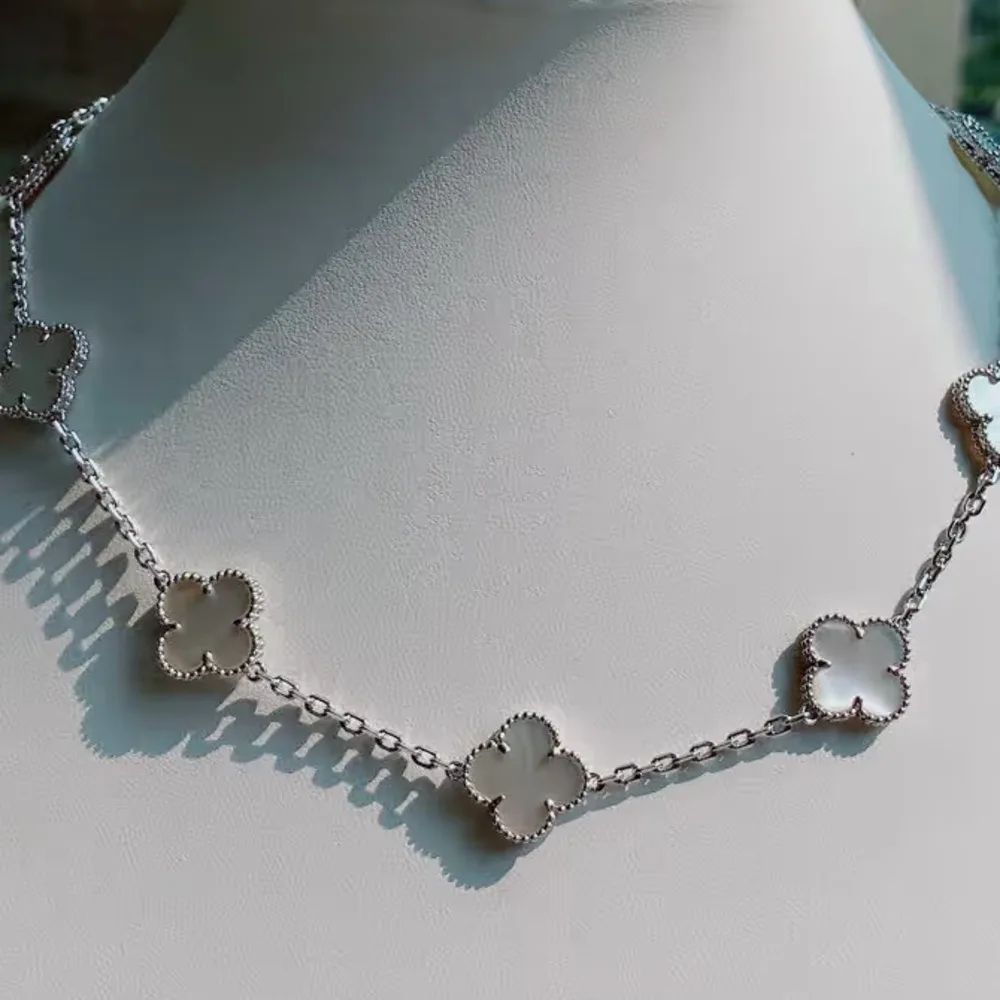 В Стиле модного изысканного женского ожерелья VAN CLEEF&ARPELS, ювелирные изделия в форме клевера, винтажное ожерелье Alhumbra, Подарочная копия 1v1