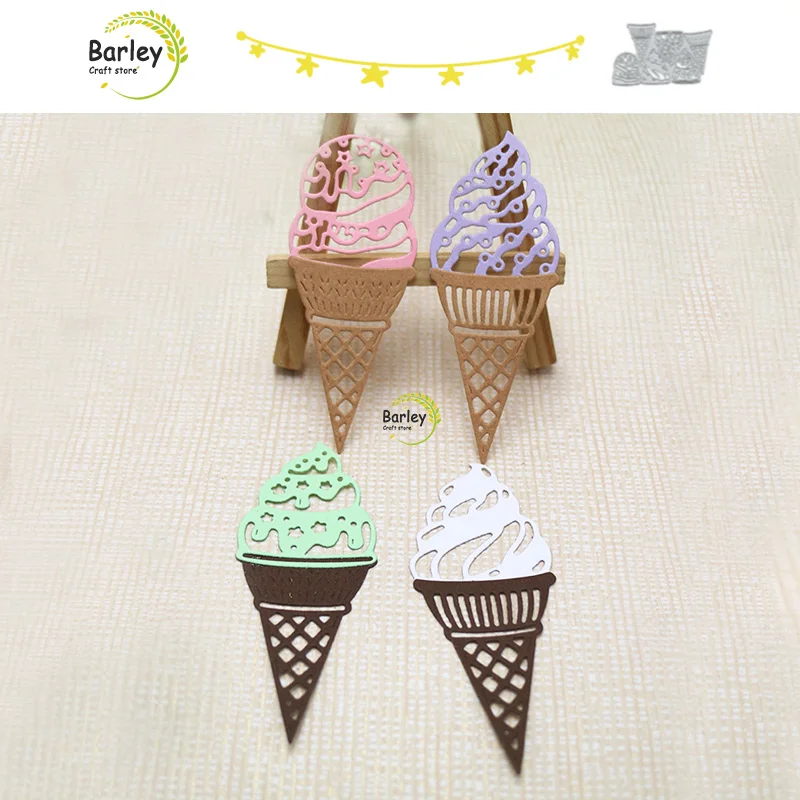 

Craft Die Cut Ice Cream Scrapbook Embossing Cutting Dies DIY Decorative Blade Punch Stencils Paper Cards Making Tool
