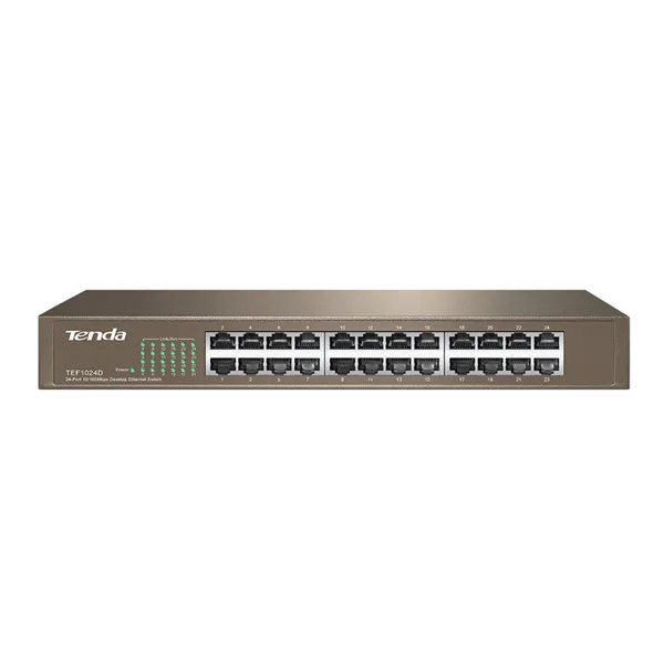 Tenda TEF1024D 24-портовый коммутатор 10/100 Мбит/с это простое решение для расширения