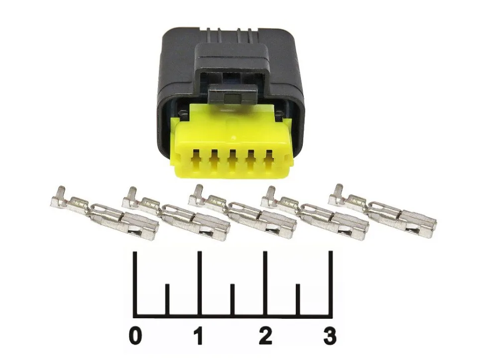 Разъем 5pin гнездо влагозащищенныЙ FCL 211PL052S0049/211PC052S0081