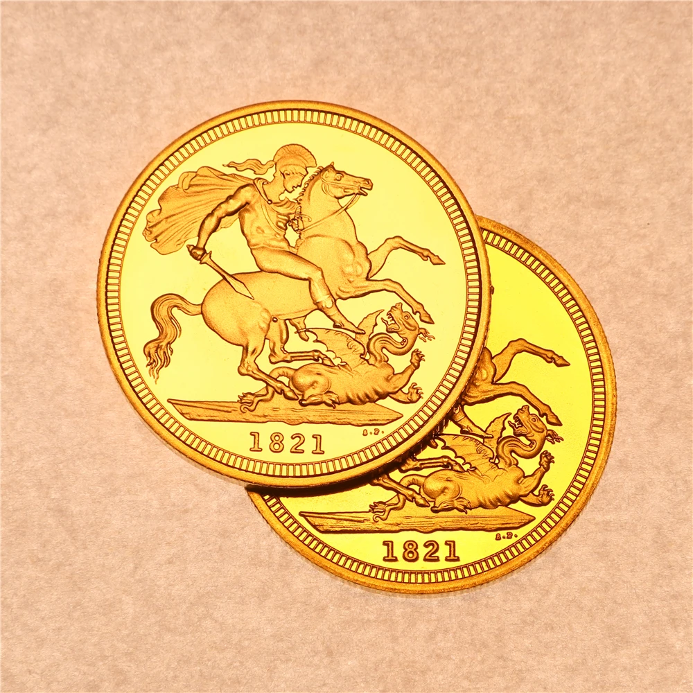 

1 золотая монета Джордж IV, Великобритания Великобритании и Ирландии, 1821 год