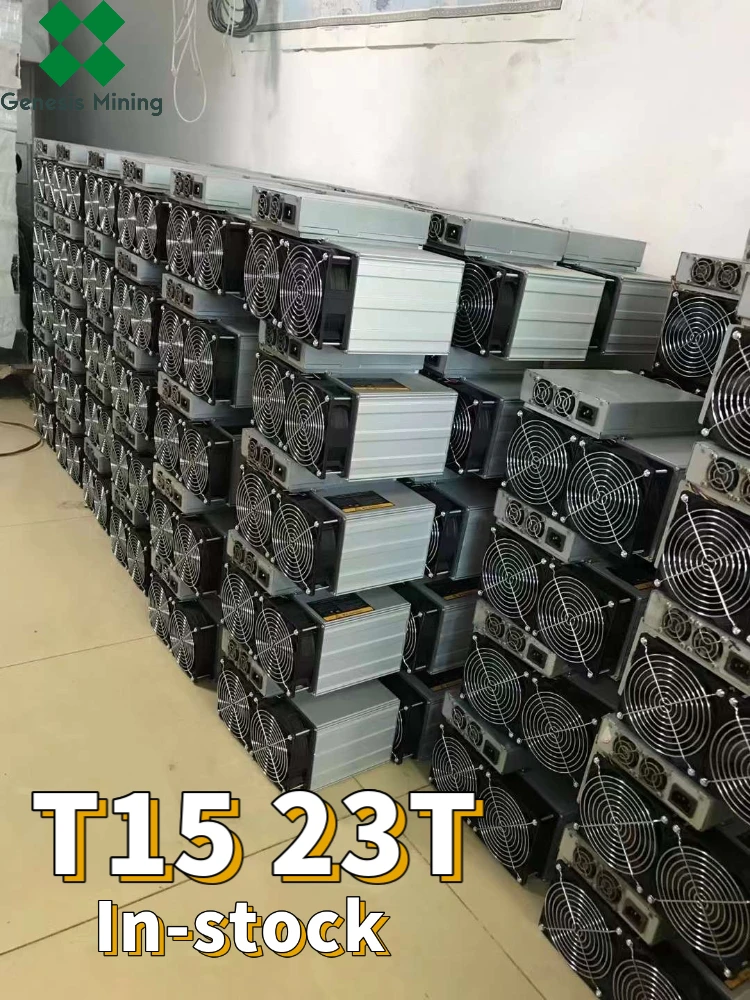 Б/у Майнер Asic Antminer T15 23T Биткойн для криптовалюты по хорошей цене дешевле чем S19 T17