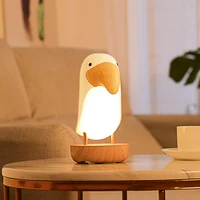 night light led toucan bird modern nordic table usb lamp charging luminaria room lamp bedroom decor study indoor light dimmable