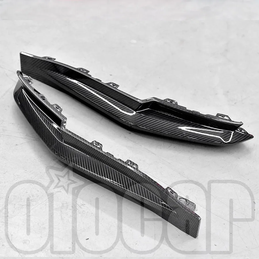 Oiomotors Боковой бампер заднего бампера из сухого углеродного волокна для