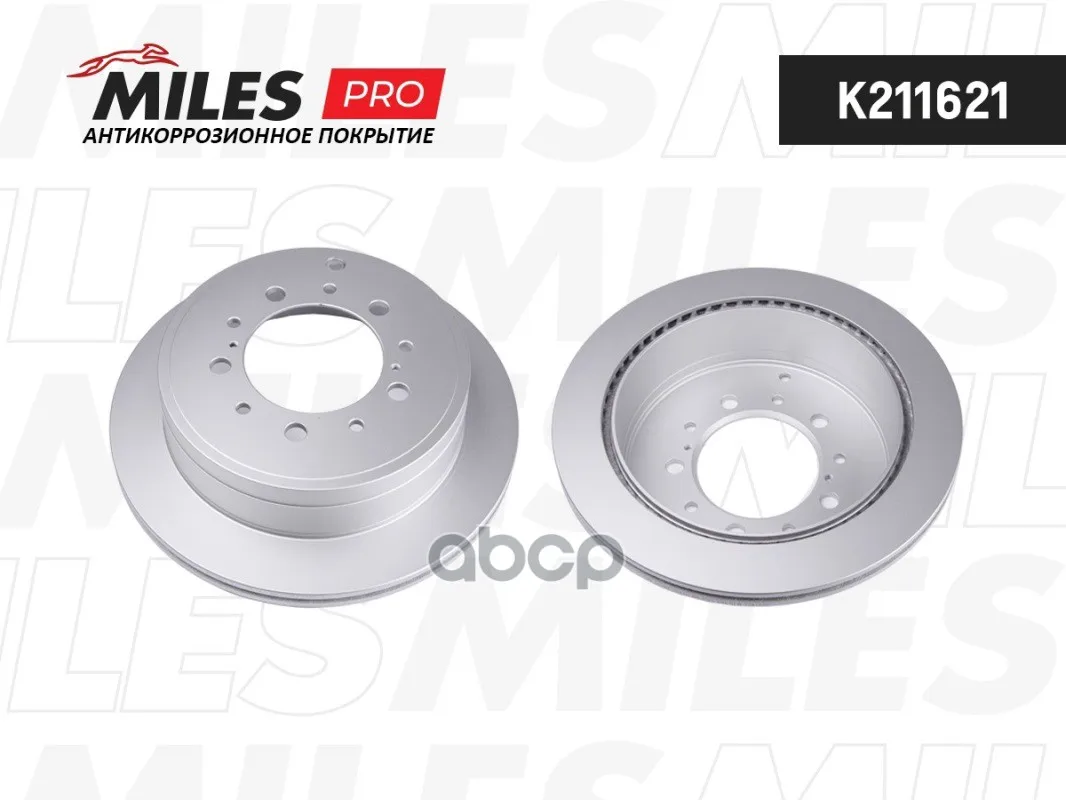 Диск Тормозной Toyota Land Cruiser J200 4.5D/4.7 07-/Lexus Lx570 08- Задний Miles арт. k211621
