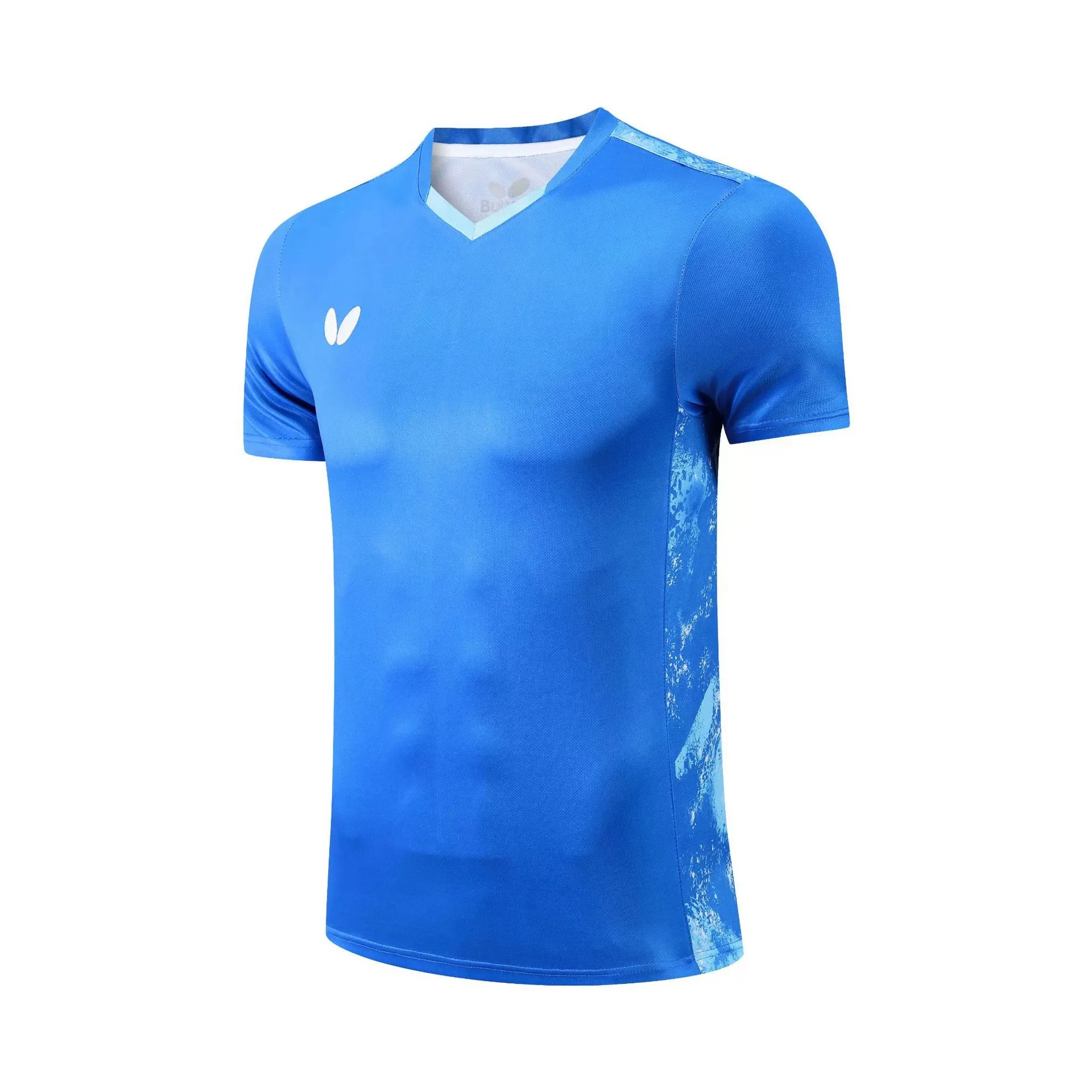 Men T-shirt Summer Quick Drying Female Training Badminton Suit Table Tennis Suit Printed T-shirt Boys Breathable Sports