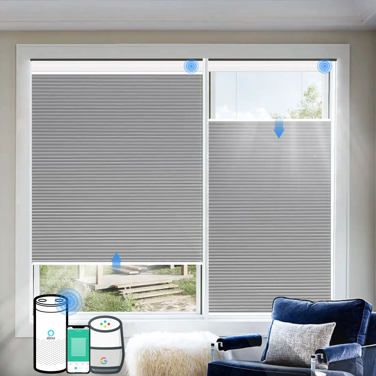 Battery Blind For Window, Bedroom, Living Room, Privacy Protection