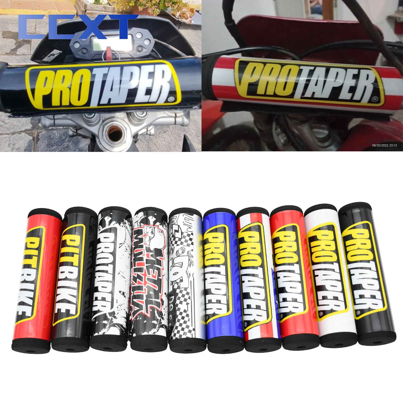 Круглая накладка на руль для мотоцикла, 200 мм, для Honda, Kawasaki, Suzuki, Yamaha, CRF, CR, YZF, YZ, WR, KX, KXF, KLX, RMZ, DMZ, запчасти