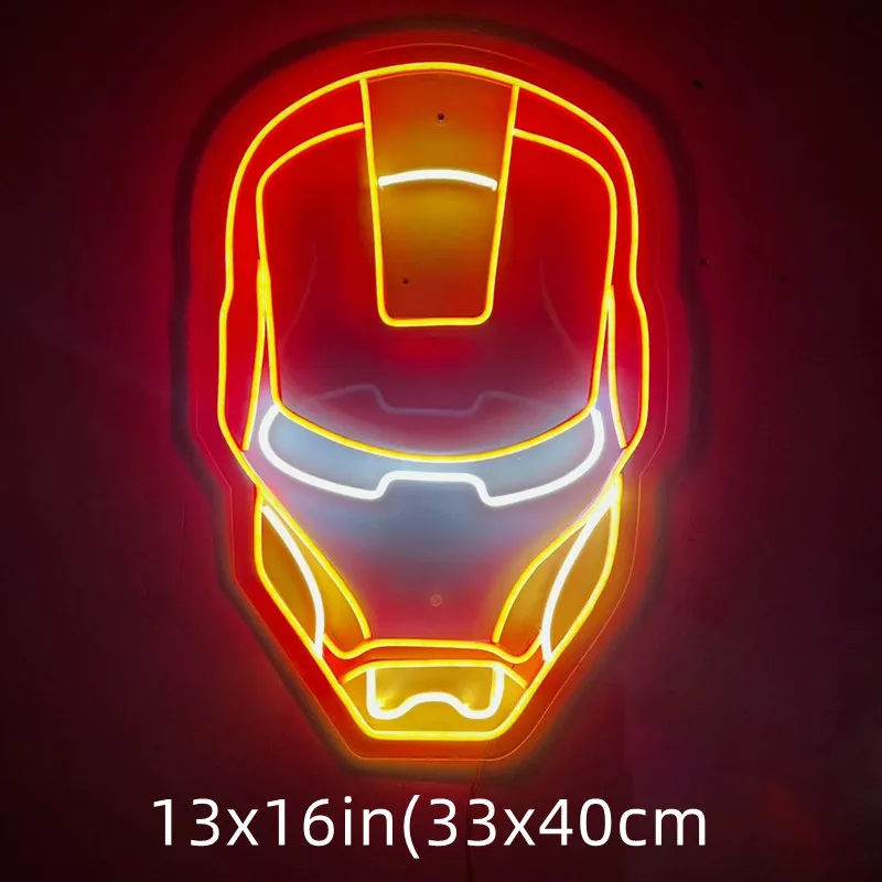 Неоновая вывеска на заказ аниме спальня/игровая комната/гостиная Настенный