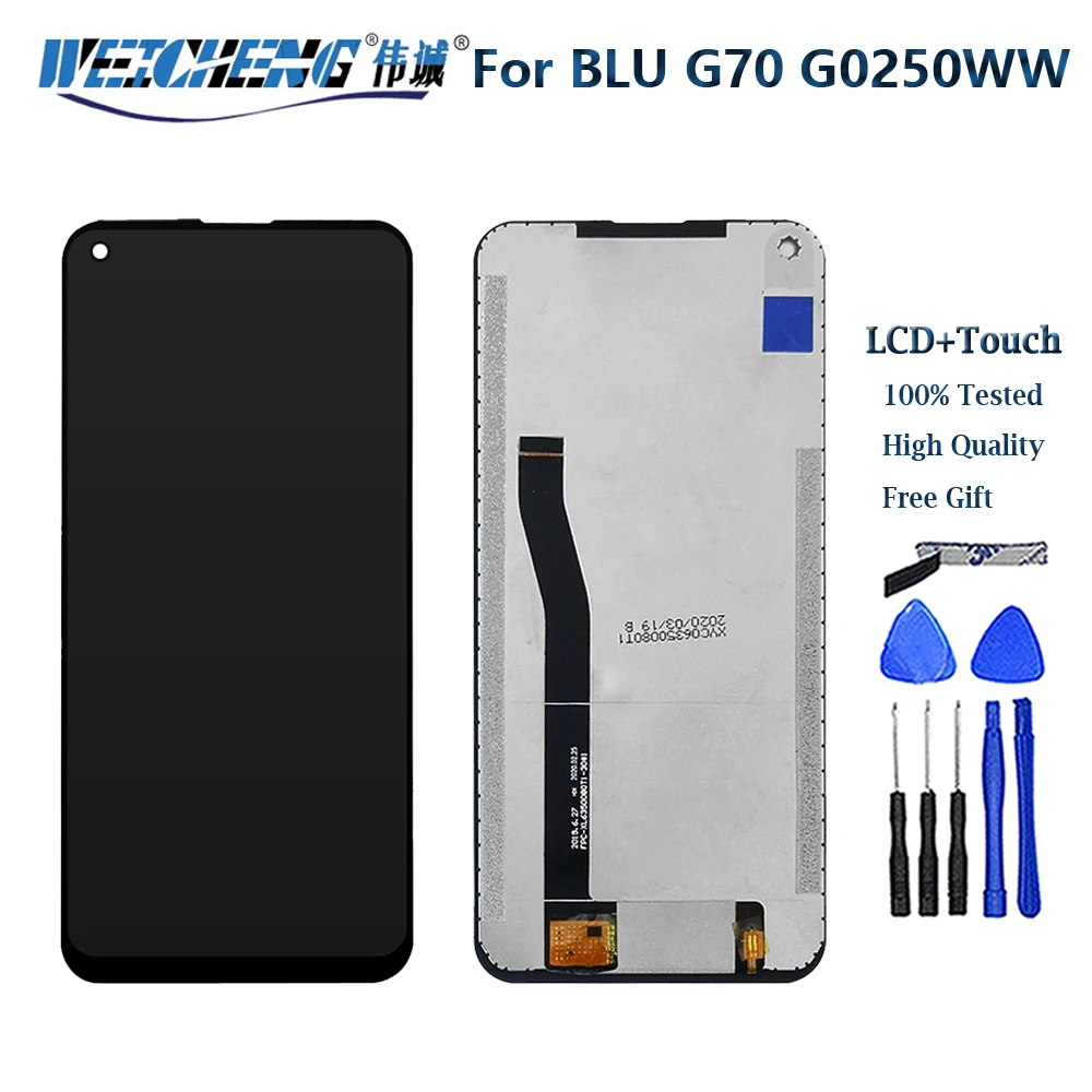 ЖК-дисплей и сенсорный дигитайзер в сборе для BLU G70 G0250WW, 100% оригинал