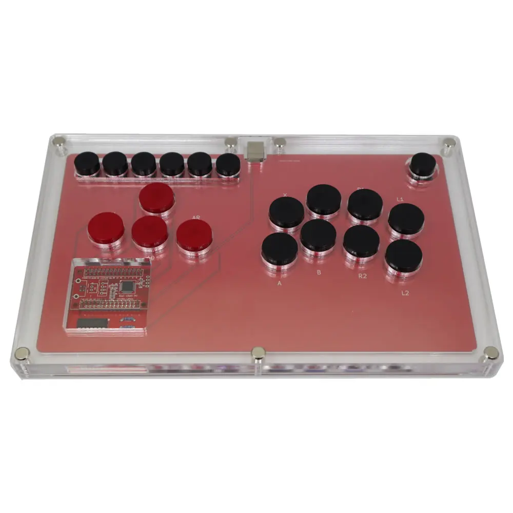 

Arcade Joystick for PC PS4 Smash box Hitbox Style Arcade Game Console Fight Stick Game Controller Buttons OBSF-24 30 Transparent