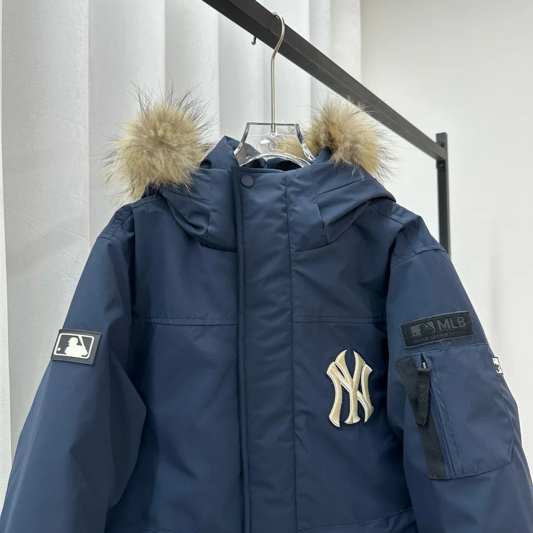 Копия 1:1 Стиль MLB ClassiC Универсальная рабочая одежда Пуховик Теплый и Удобный