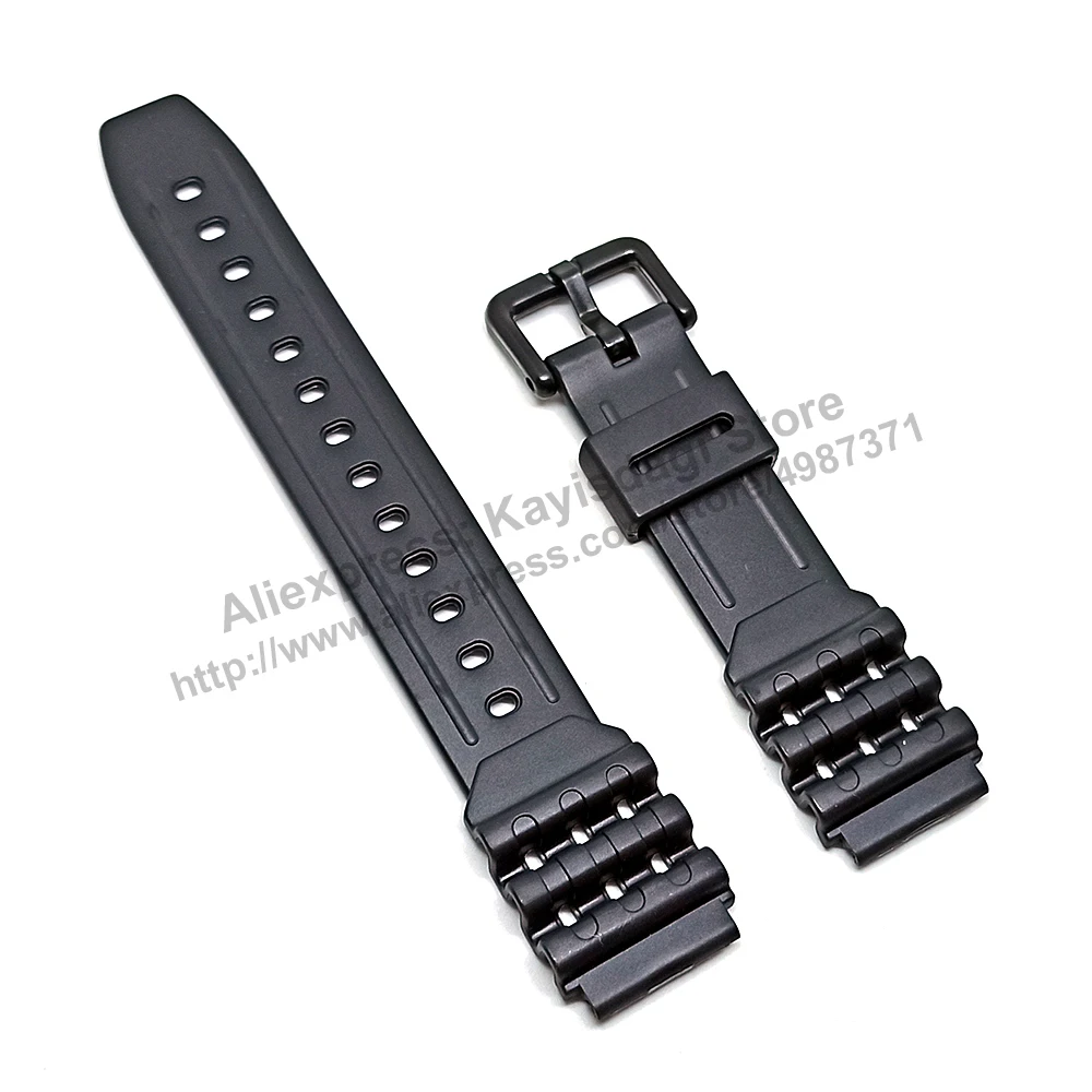 

Original Casio DW-285 , DW-285C , DW-295 Watch Band Strap 19mm Black Rubber NOS - Rare Genuine