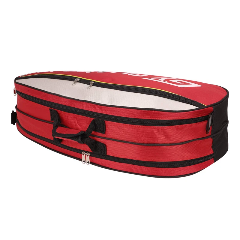 6 Racquet Tennis Bag with Shoes Compartment Big Pocket Badminton Racquet Bag Waterproof Gym Backpack Sport Equipment Duffel Bag